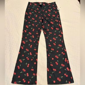 We The Free Black Cherry Print In My Feelings Mid Rise Crop Boot
